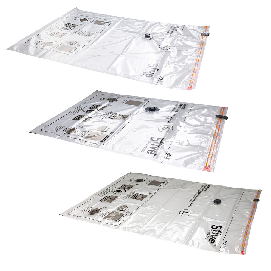 5 sacs compresseurs parfumés Airless