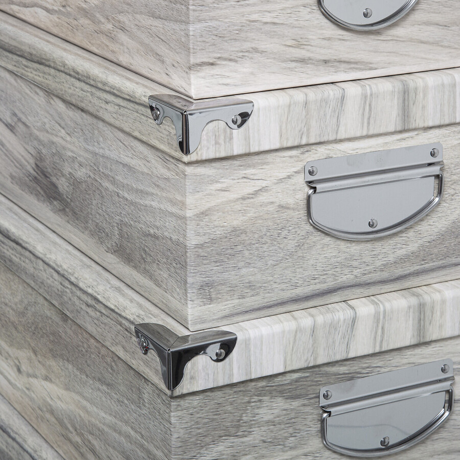 6 boites de rangement, multicolore Box'