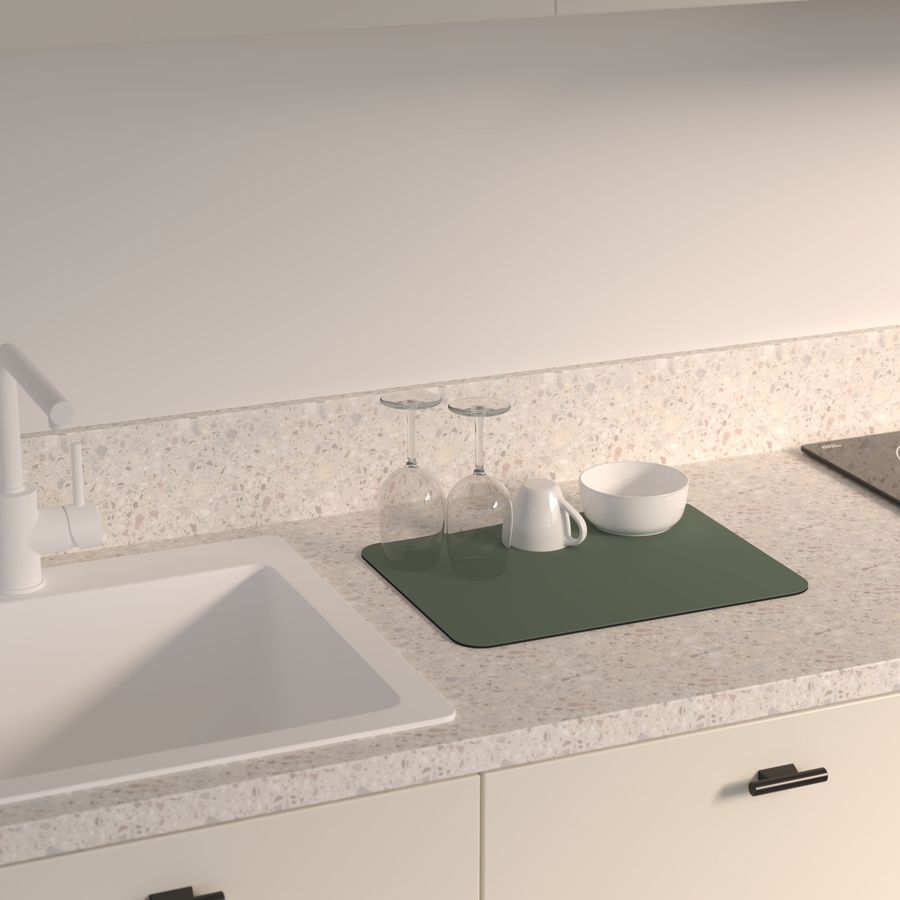 Tapis de vaisselle diatomite, 40x30 cm 