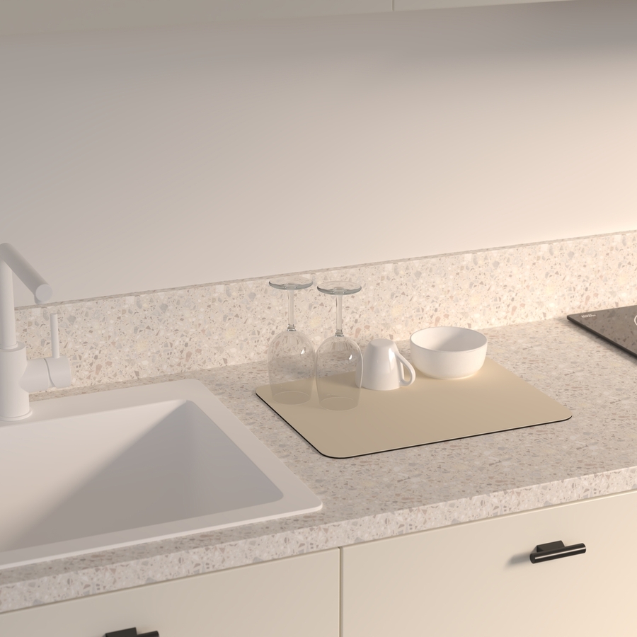 Tapis de vaisselle diatomite, 40x30 cm 