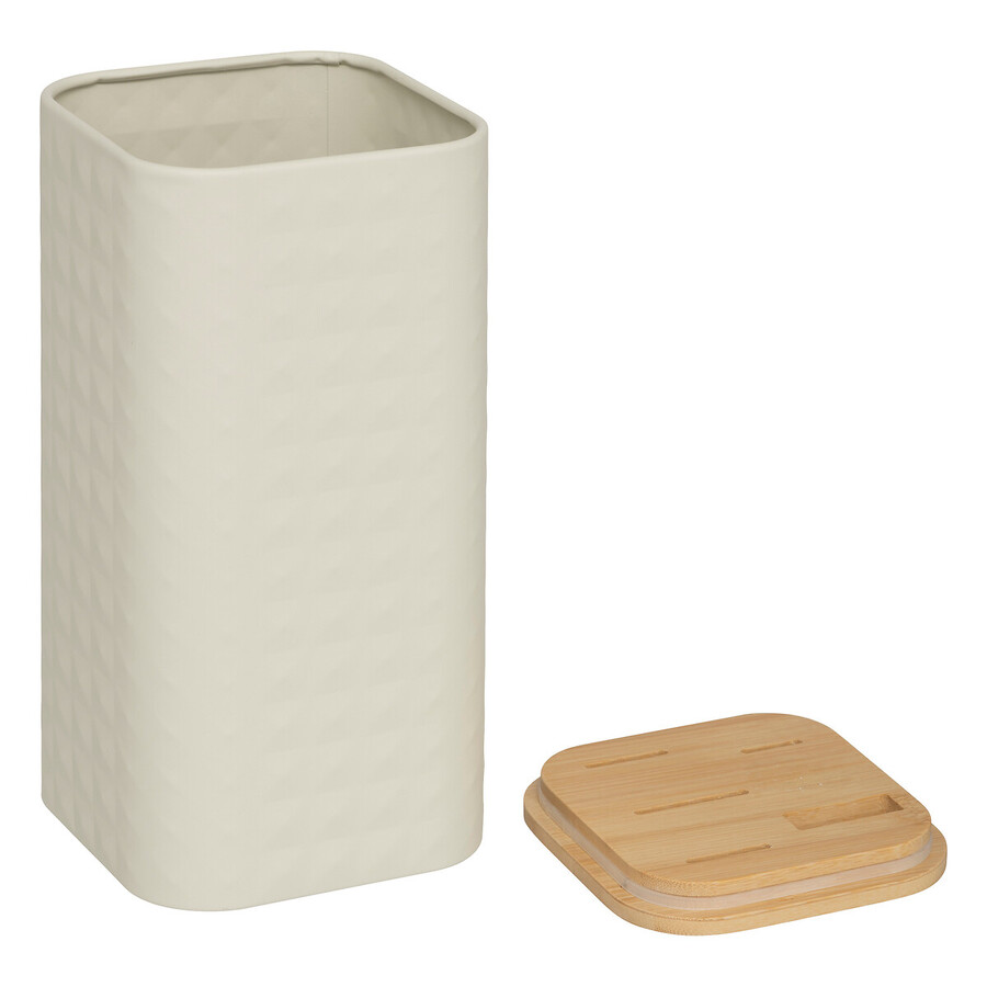 Bloc 4 couteaux et ciseaux, manche bambou Sensia