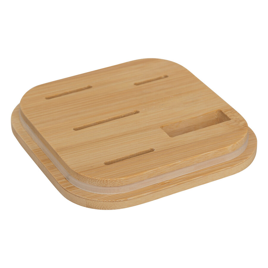 Bloc 4 couteaux et ciseaux, manche bambou Sensia