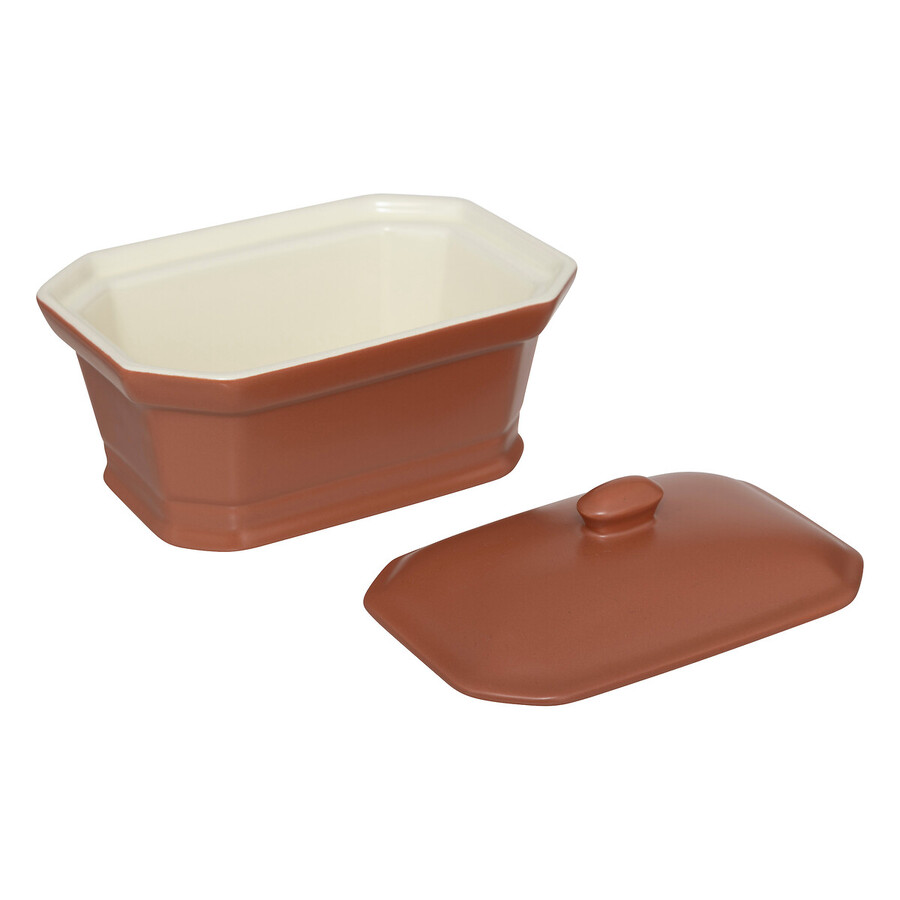 Terrine à foie gras céramique, blanc