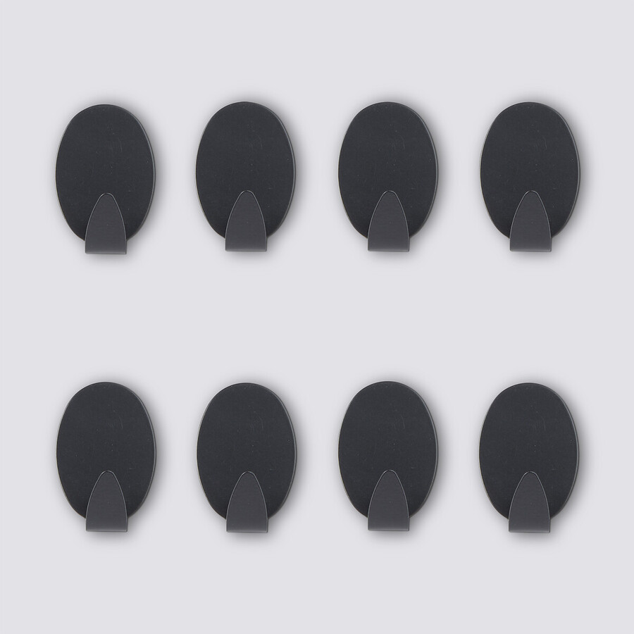 Lot de 8 crochets métal Stiky