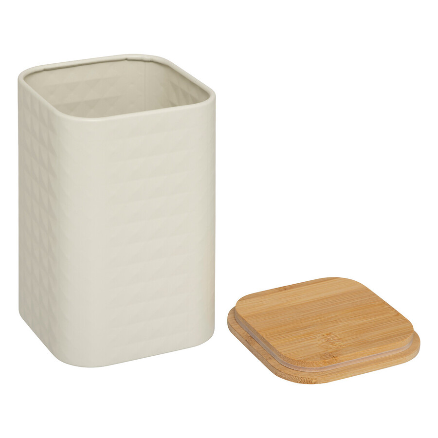 Boite de conservation métal couvercle bambou, 2l Sensia