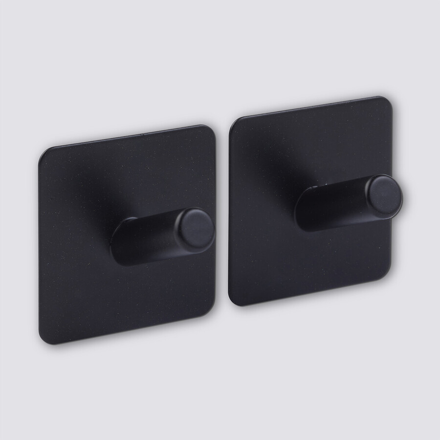 Lot de 2 patères adhésives 1 tête Stiky