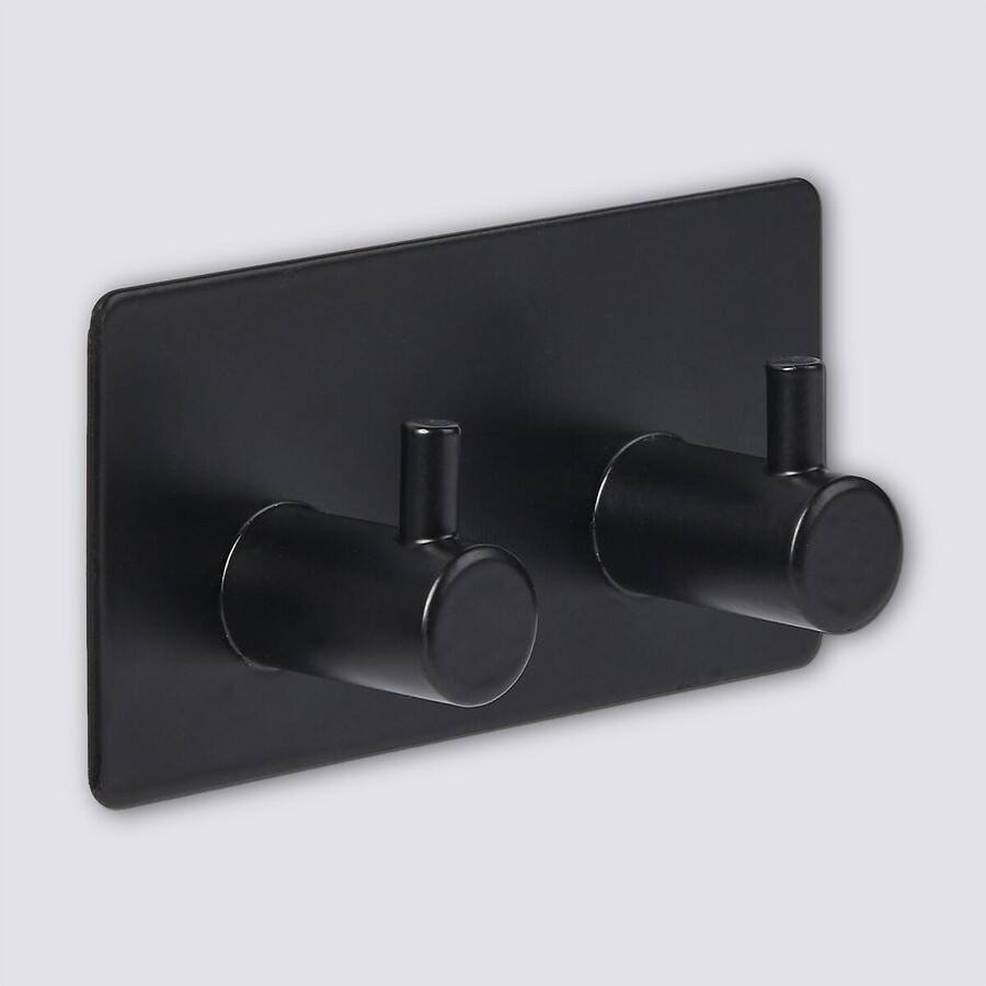 Patère adhésive 2 têtes Stiky