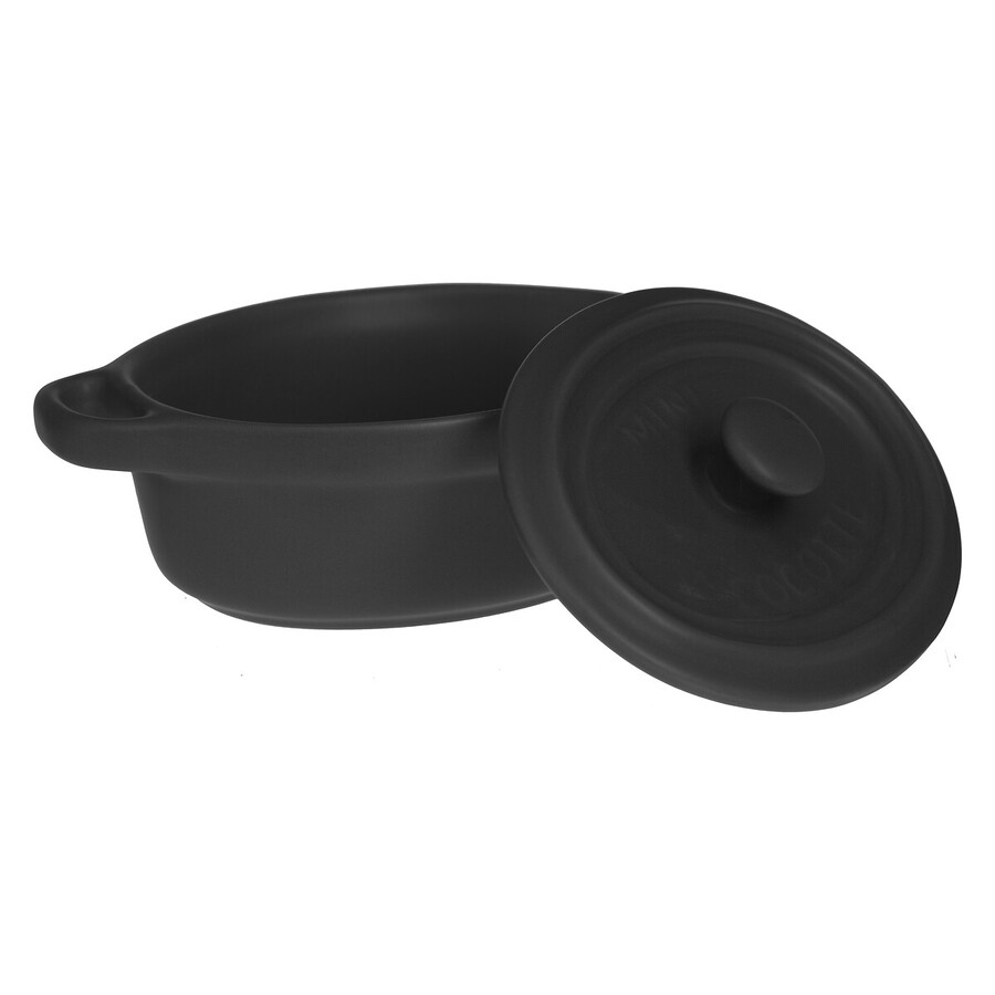 Mini cocotte ovale, céramique, 11 cm 