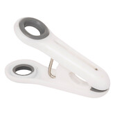 24 pinces à linge, blanc