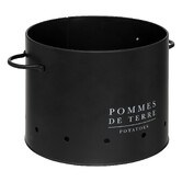 3 boîtes métal, noir Black bamboo