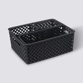 4 paniers, gris anthracite