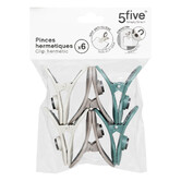 Lot de 6 pinces hermétiques 