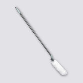 Plumeau orientable avec manche téléscopique, gris 