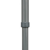 Plumeau orientable avec manche téléscopique, gris 