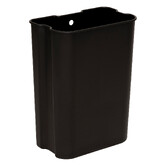 Poubelle métal 50l, inox finition mat 