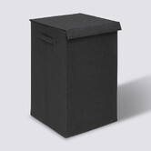 Panier à linge 74l, noir Colorama