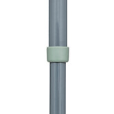 Balai mop téléscopique microfibre, gris 