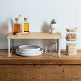 Etagère de rangement, bambou, beige Ordera
