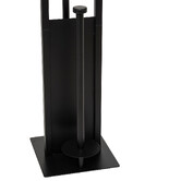 Dérouleur avec réserve et brosse, noir Glass