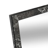 Miroir sur pied 125x35 cm, effet marbre