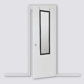 Miroir de porte 125x35 cm, bois