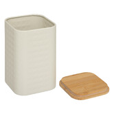 Boite de conservation métal couvercle bambou, 2l Sensia