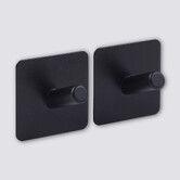 Lot de 2 patères adhésives 1 tête Stiky