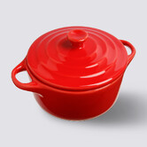 Cocotte, céramique, 10 cm 