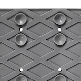 Fond de baignoire antidérapant, plastique 