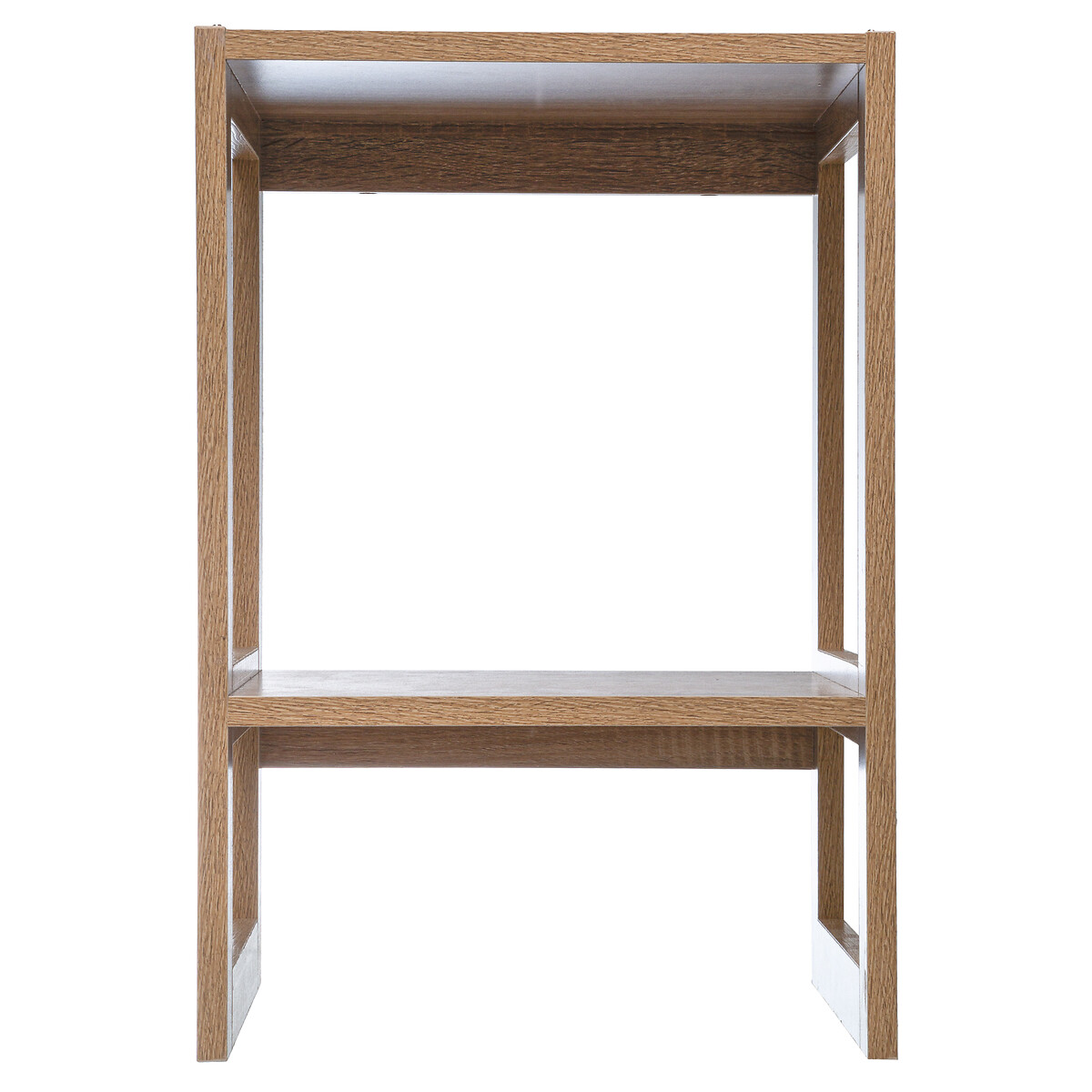 Étagère empilable 1 case, effet bois naturel Mix'n modul