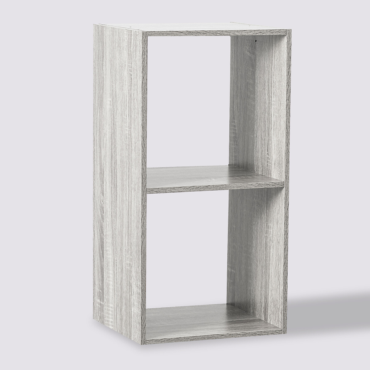 Étagère 2 cases, effet chêne gris Mix'n modul