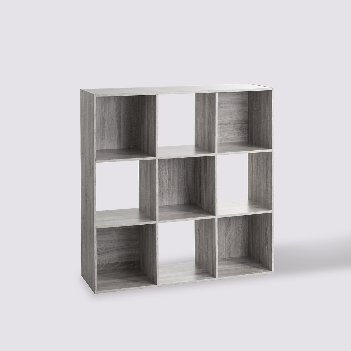 Étagère 9 cases, effet chêne gris Mix'n modul