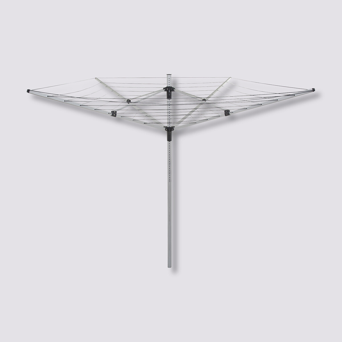 Étendoir à linge extérieur 40m, aluminium