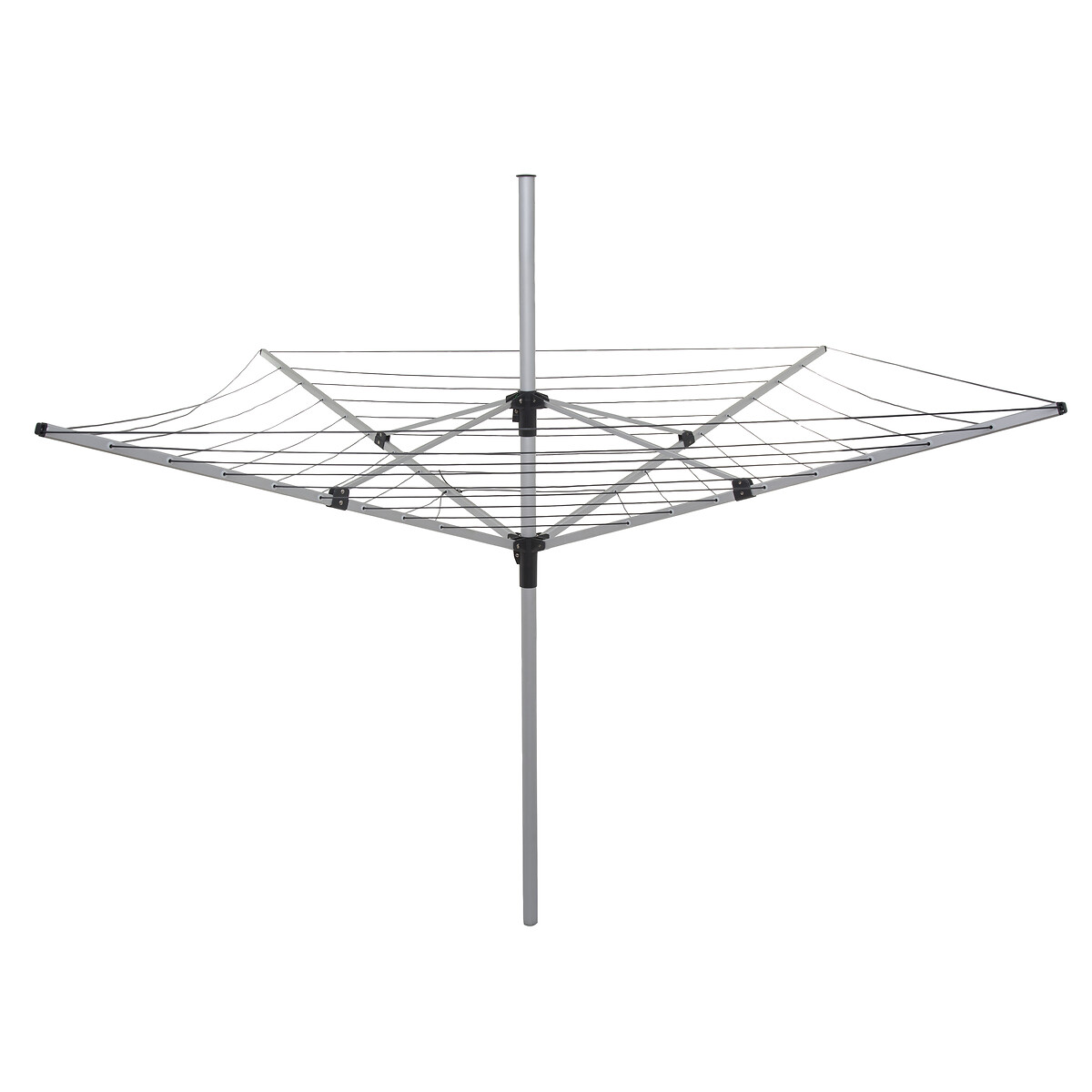 Étendoir à linge extérieur 40m, aluminium