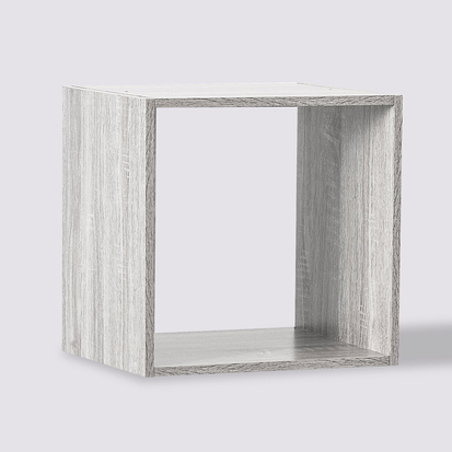 Étagère 1 case, effet chêne gris Mix'n modul