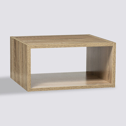 Étagère 1/2 cases, effet chêne naturel Mix'n modul