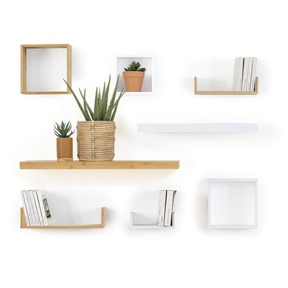 Étagère murale 60cm, blanc Fixy