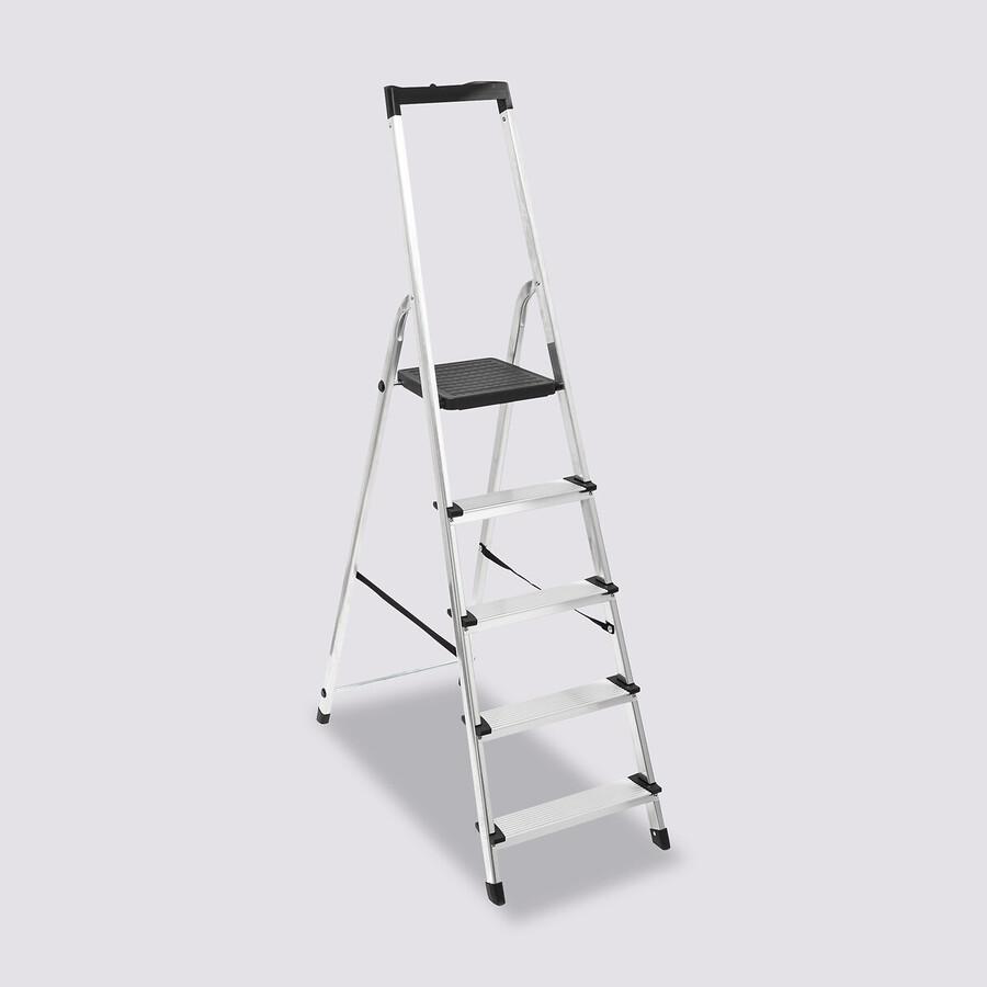 Escabeau pliable en aluminium 5 marches 