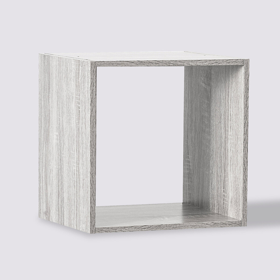 Étagère 1 case, effet chêne gris Mix'n modul