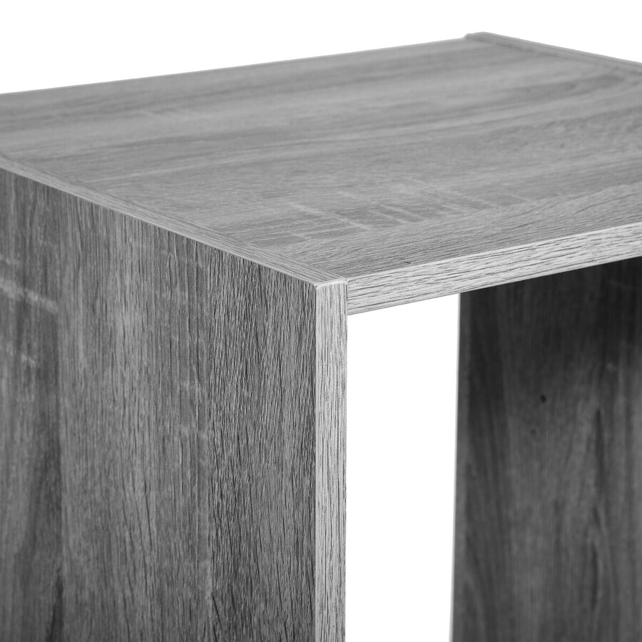 Étagère colonne 4 cases, effet chêne gris Mix'n modul