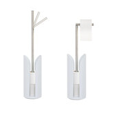 Dérouleur tige flexible métal, blanc Colorama