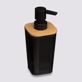 Distributeur de savon 200ml, noir Naturéo
