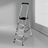 Escabeau pliable en aluminium 5 marches 