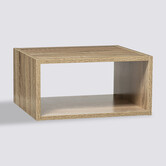 Étagère 1/2 cases, effet chêne naturel Mix'n modul