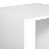 Étagère colonne 4 cases, blanc Mix'n modul