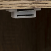 Étagère 6 cases porte, effet bois naturel Mix'n door