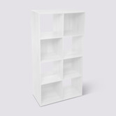 Étagère 8 cases, blanc Mix'n modul