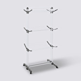 Étendoir à linge 4 roues 24m Sinai