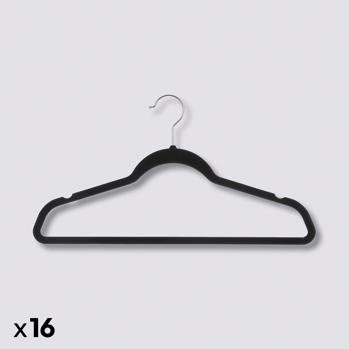 Lot de 16 cintres en feutrine Hang'up