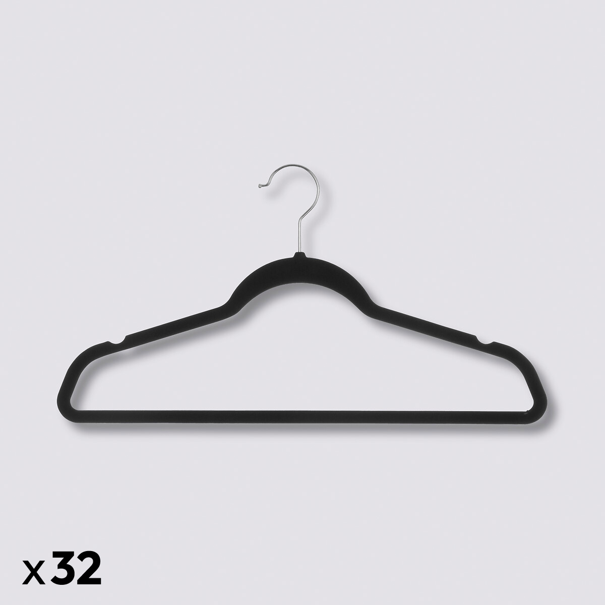 Lot de 32 cintres en feutrine Hang'up